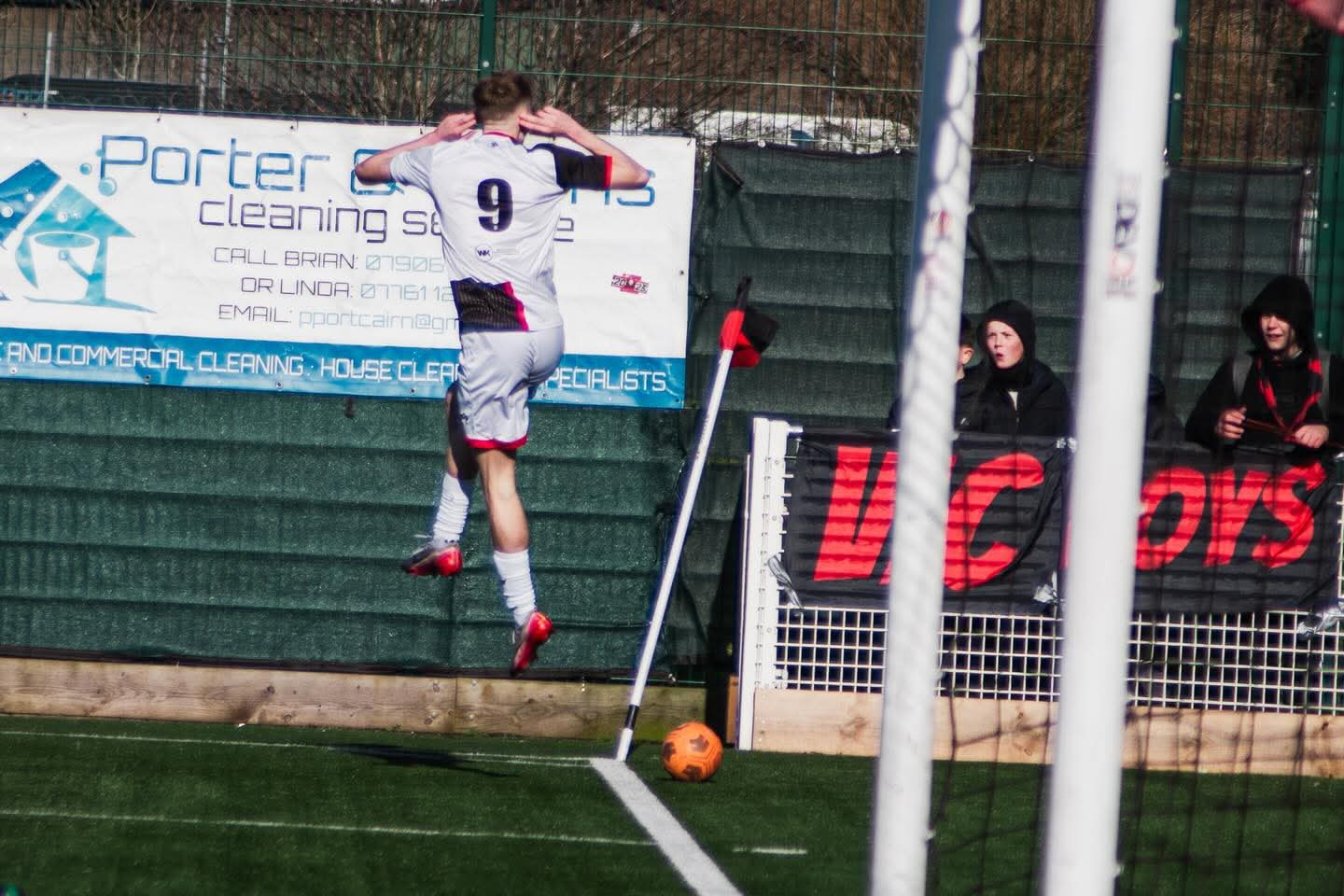 Corner flag celebration